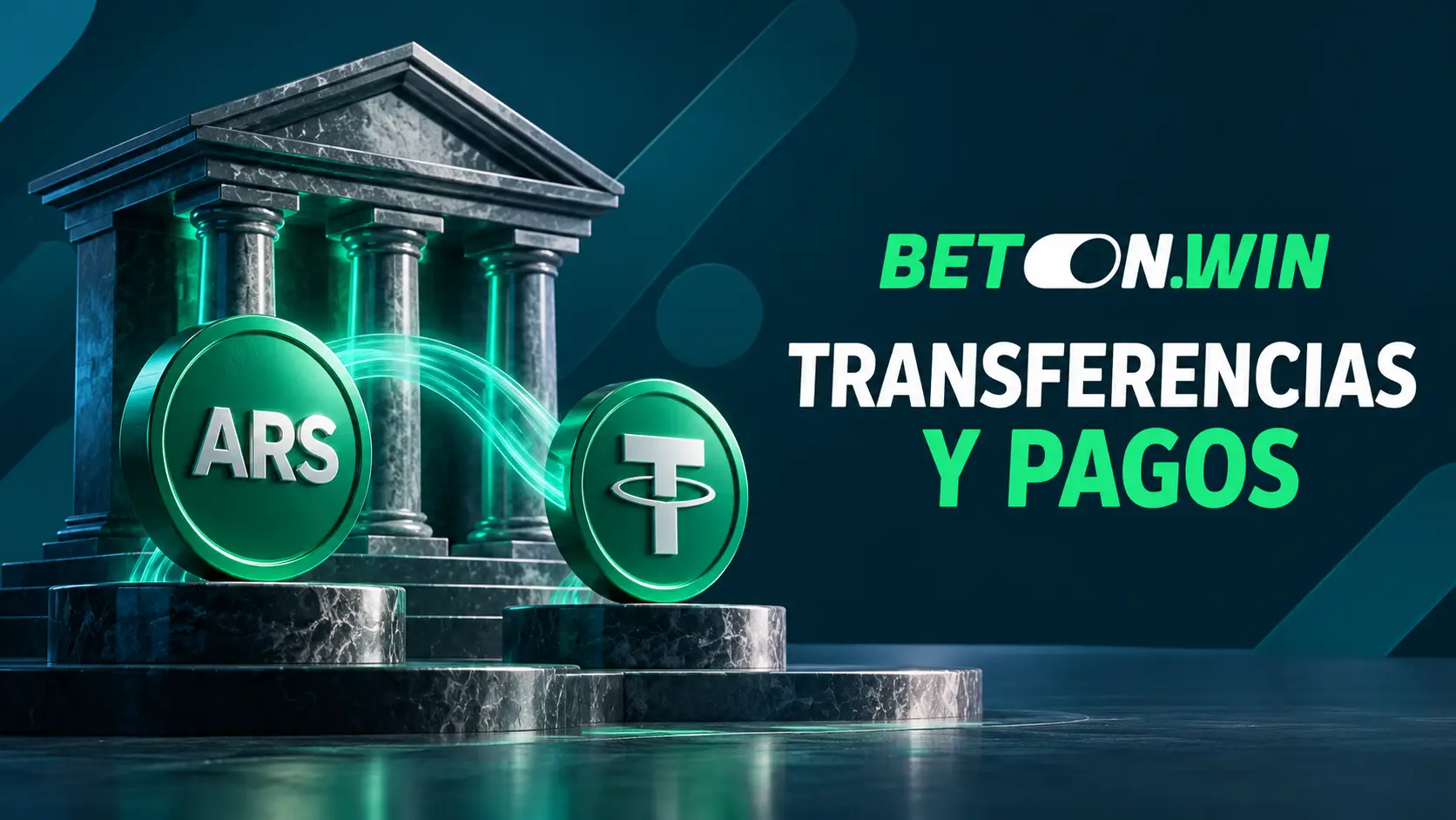 Mercado Pago, transferencias y USDT para operar en BetOnWin
