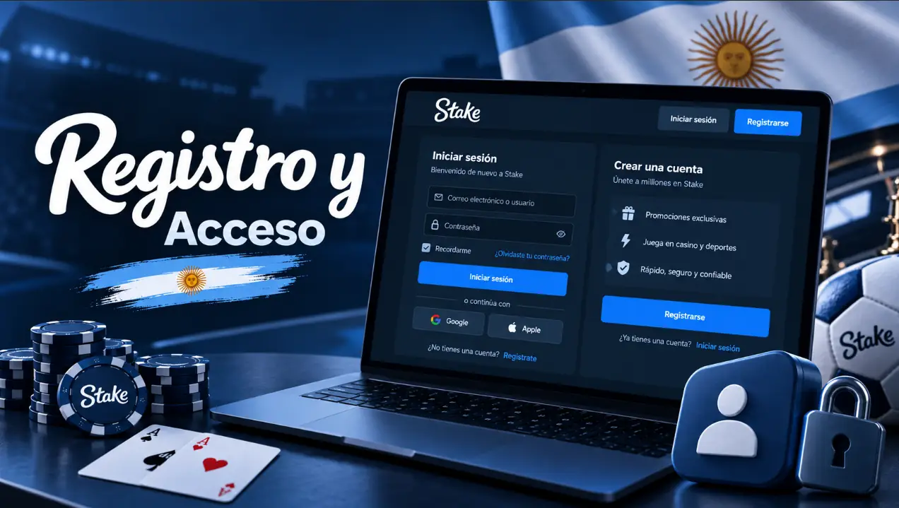Registro y acceso a Stake en Argentina