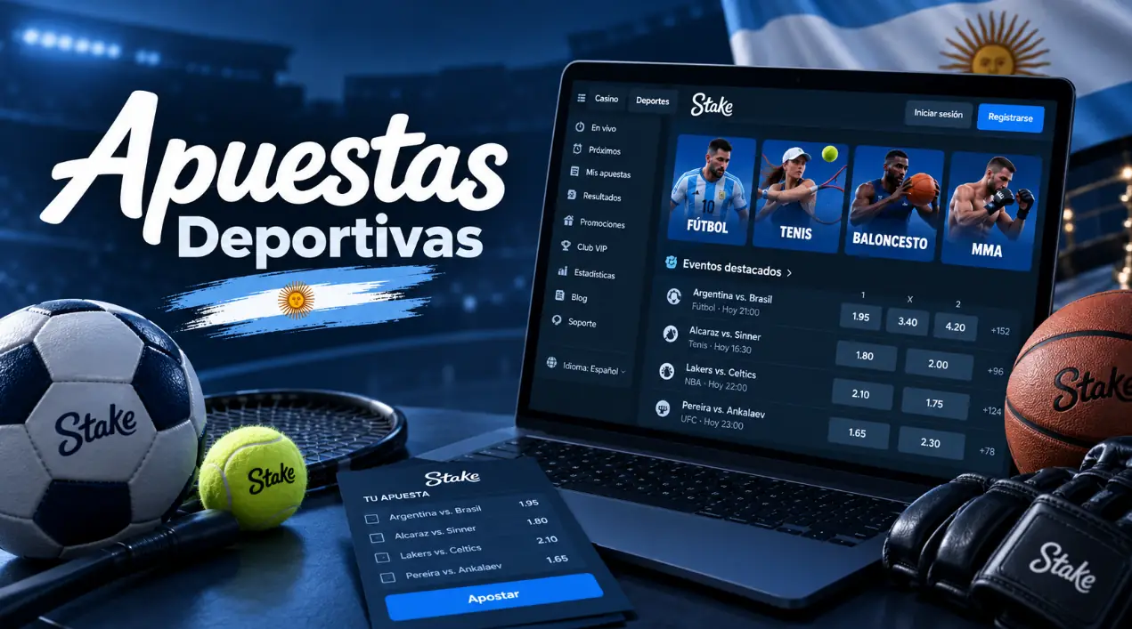 Apuestas deportivas con Stake Bet